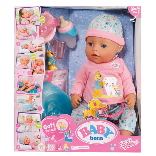 Κούκλα Baby Born Soft Touch Bath (827086)